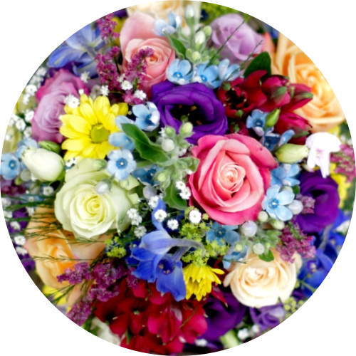 Bridal bouquet-colorful